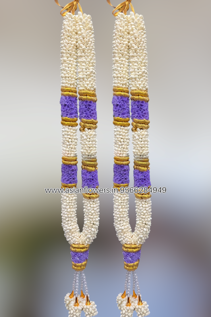 Jasmine with blue Daisy Garland (124)