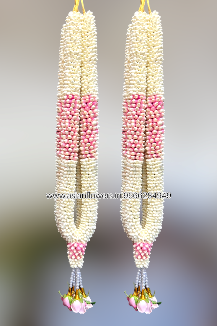 Pinwheel with pink petals Garland (135)
