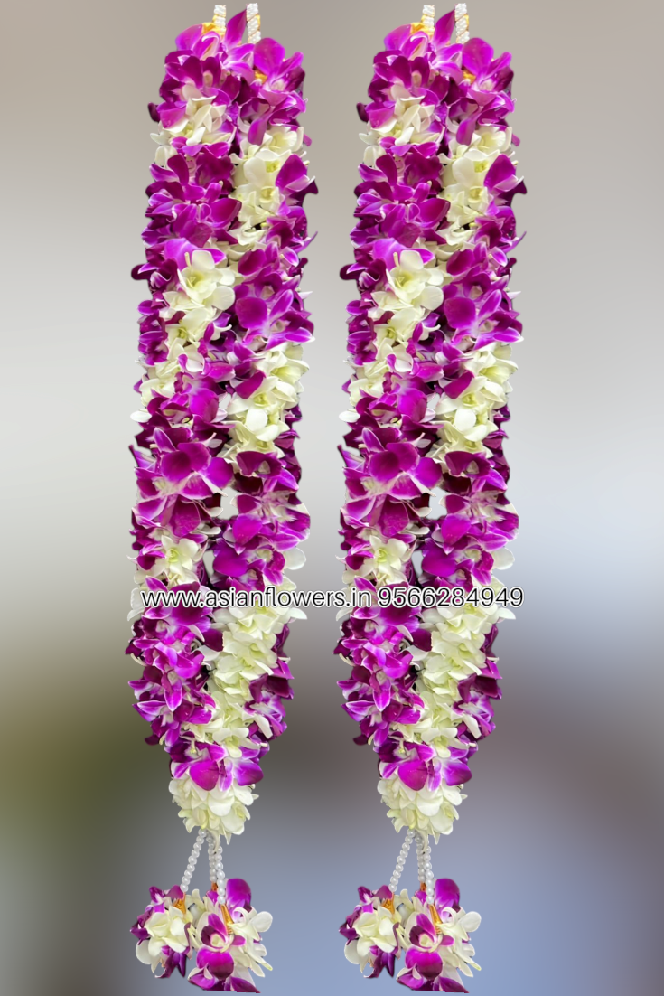 Orchid rolling Garland (199)