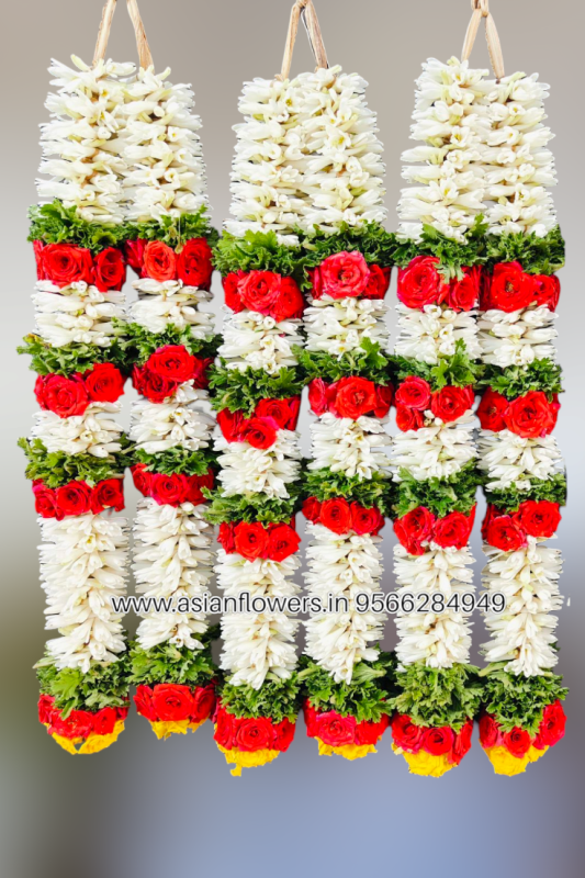 Tuberose with Red and green (13)