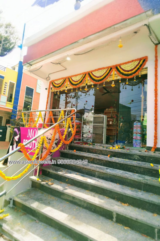 Shop opening marigold decoration (21)