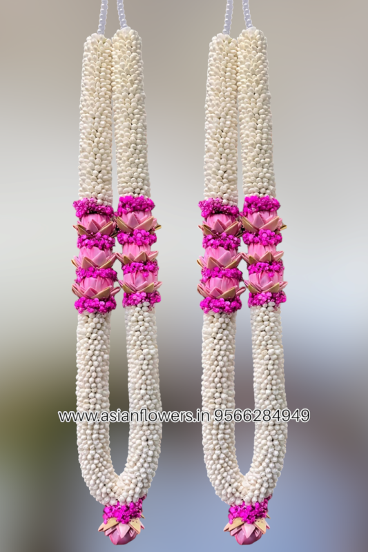 Pinwheel flowers, with lotus Garland (47)