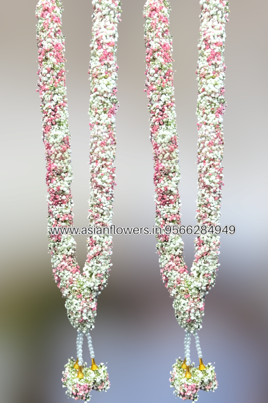 Baby breath colour garland (58)