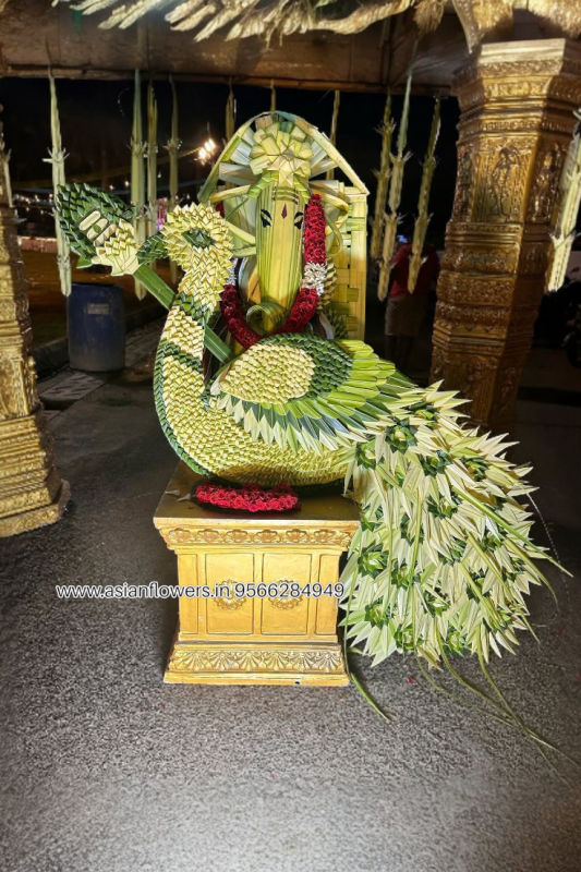 Coconut leaf peacock (108)