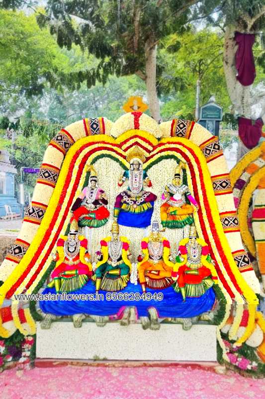 Swami's decoration for tuberose Garland (116)