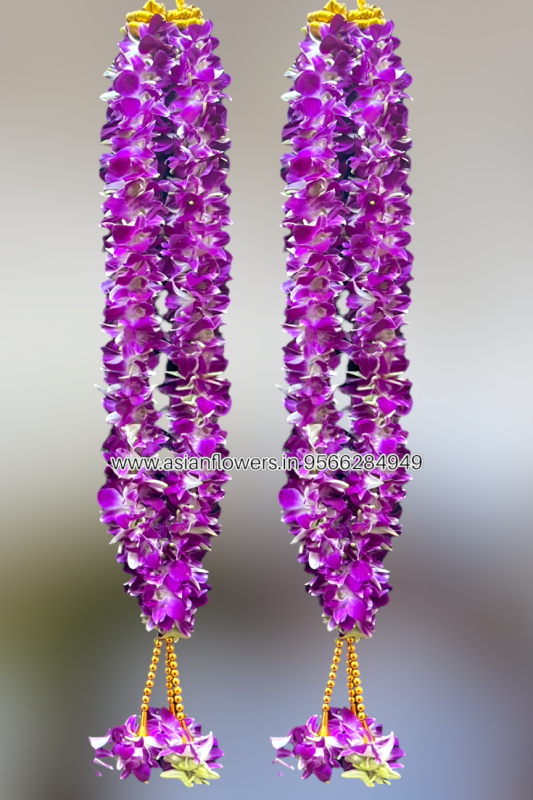 Orchid flower garland(121)