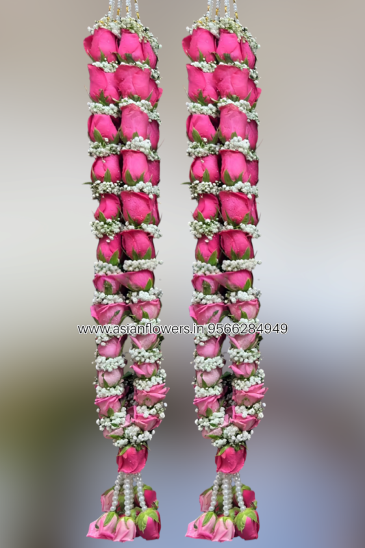 Dark and light pink, with gypsy Garland (146)