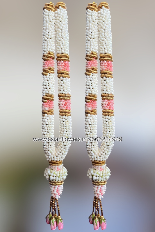 Pink petals with pinwheel Garland (176)
