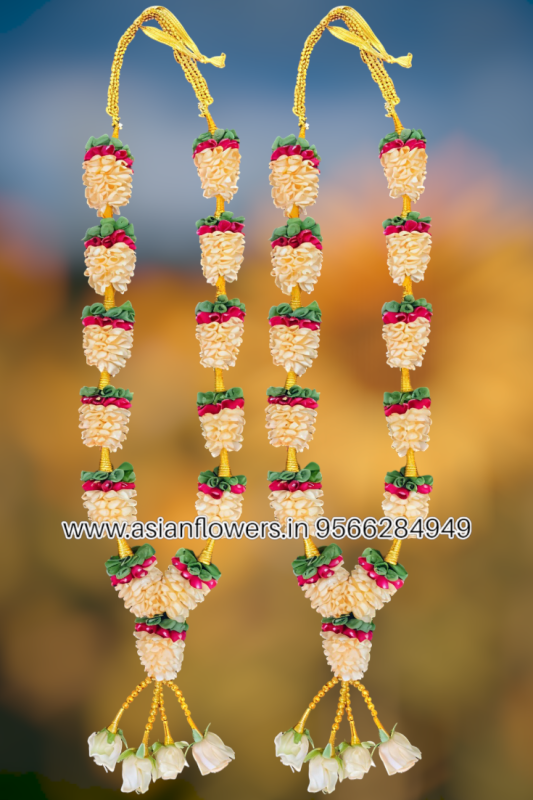 Pink pearl strawberry style Garland (241)